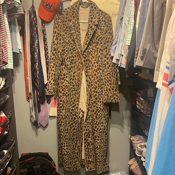 We the free Leopard Print Women's Coat - Picture 1 of 3
